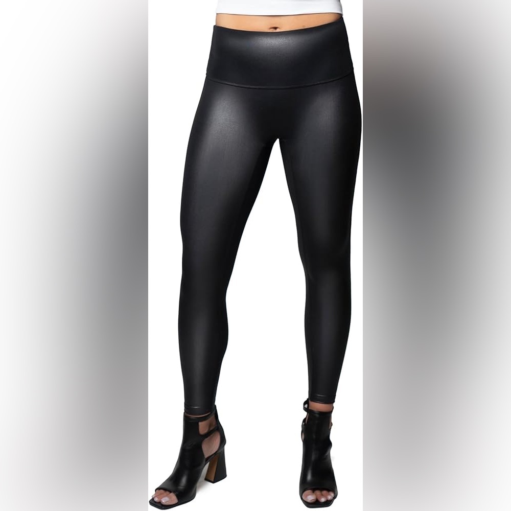 Jane and Bleecker faux leather legging black size L NWT